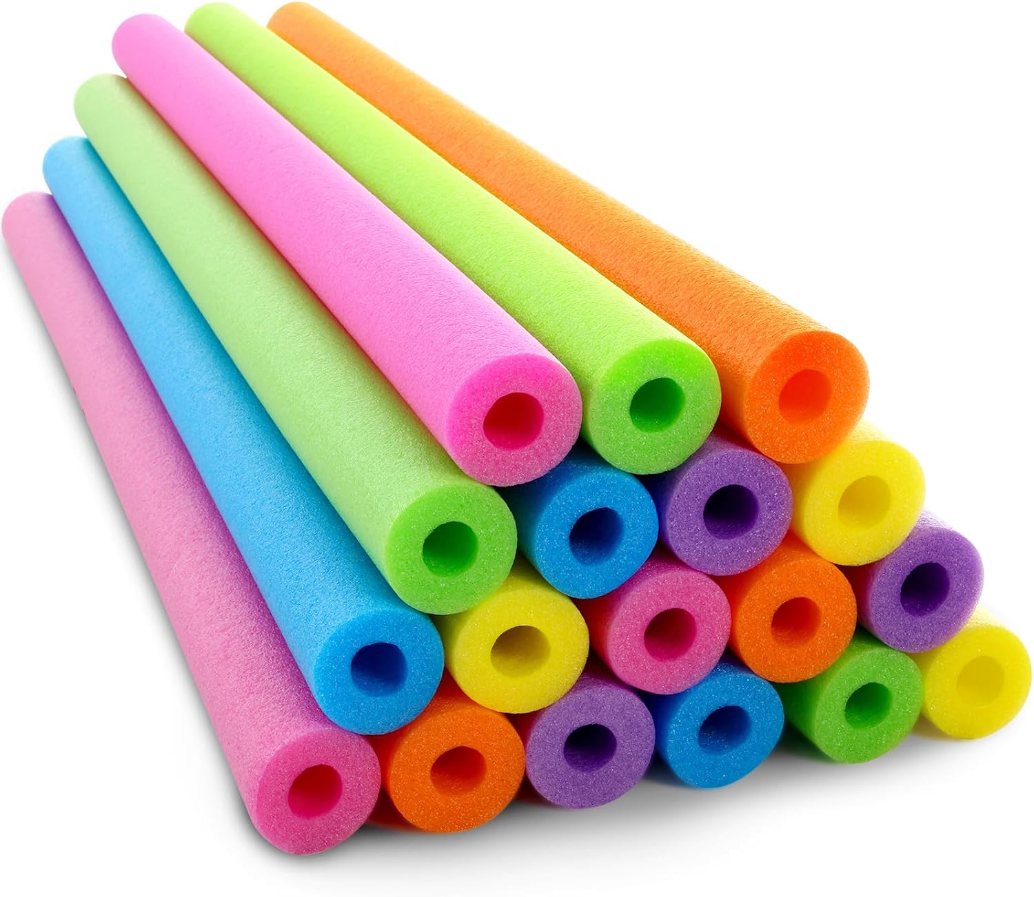 Foam Pool Noodle - 18'li Paket Havuz Şişme Süngerleri Toplu