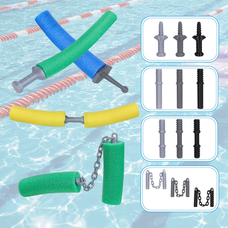 Foam Pool Noodle - Açık Yüzdürme Havuzu Erişte Kılıcı, Yüzen
