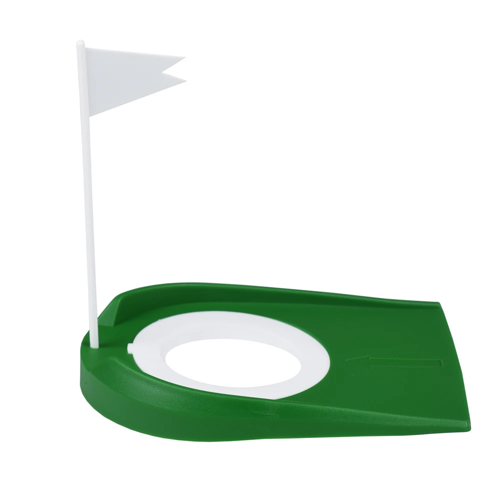 Golf Putting Mat - Kapalı Golf Vuruş Eğitmeni Delikli Bayrak