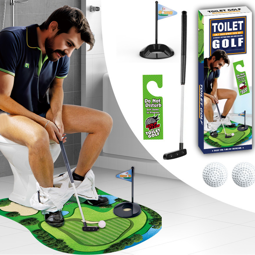 Komik Tuvalet Mini Golf Oyun S - Golf Putting Mat incelemesi ve fiyatı
