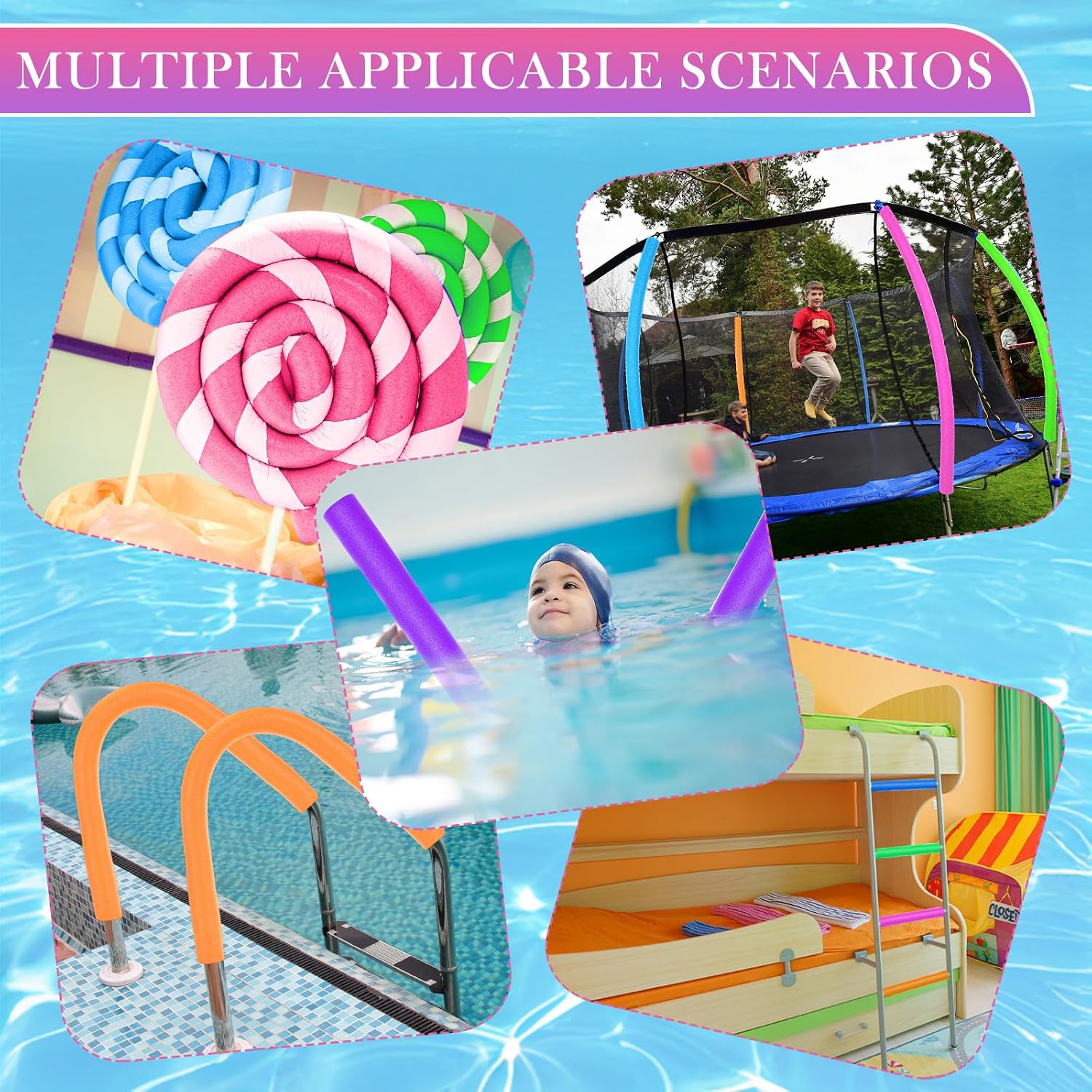 18'li Paket Havuz Şişme Sünger - Foam Pool Noodle incelemesi ve fiyatı